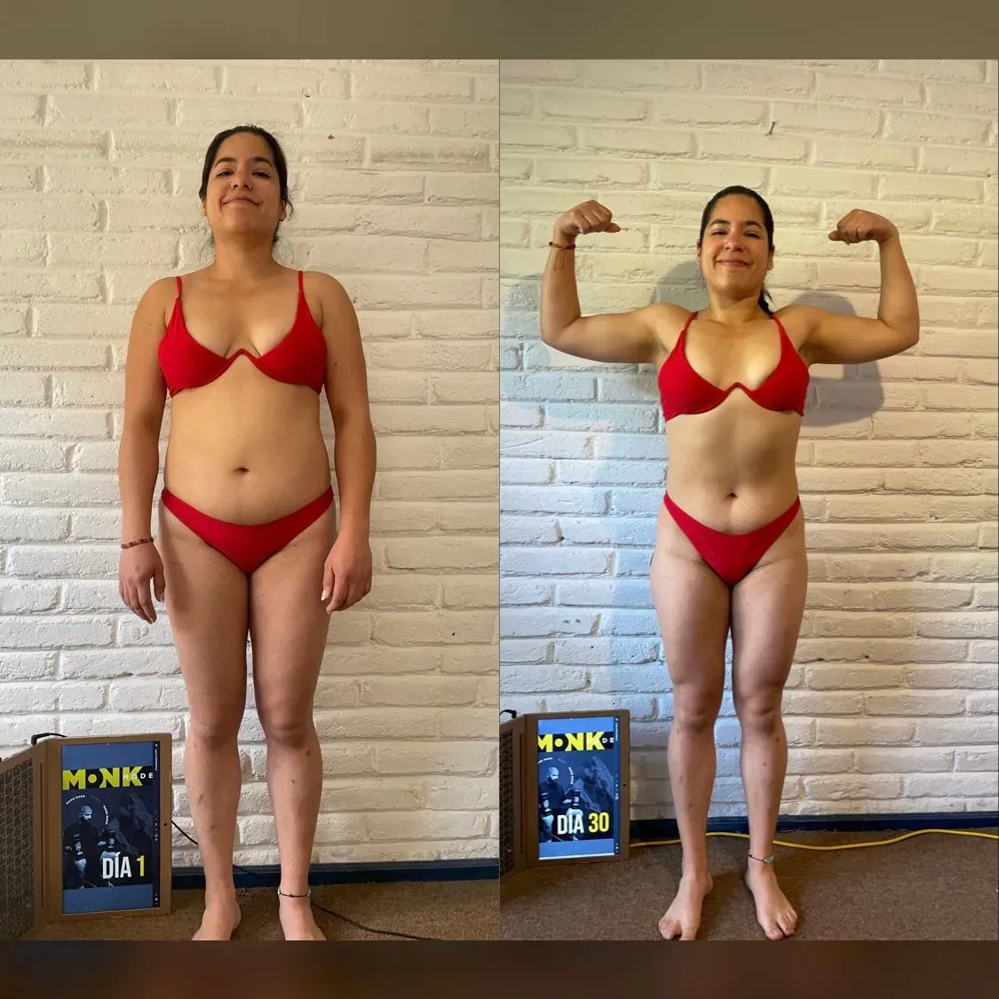 Transformación antes y después